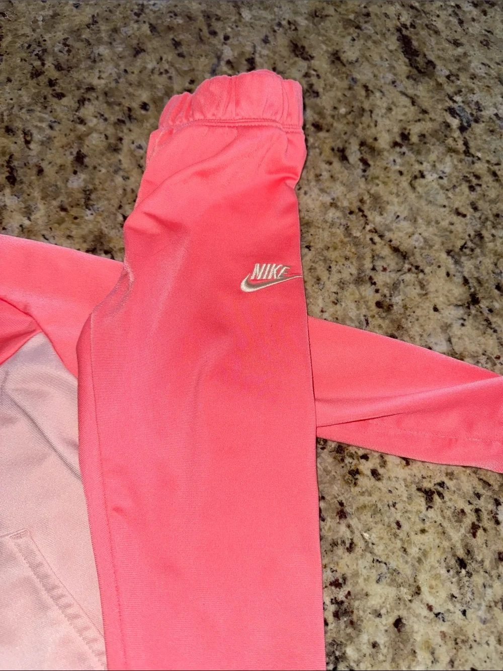 Nike Pink & Light Pink Girls' Athletic Tracksuit Set - Picture 2 of 11